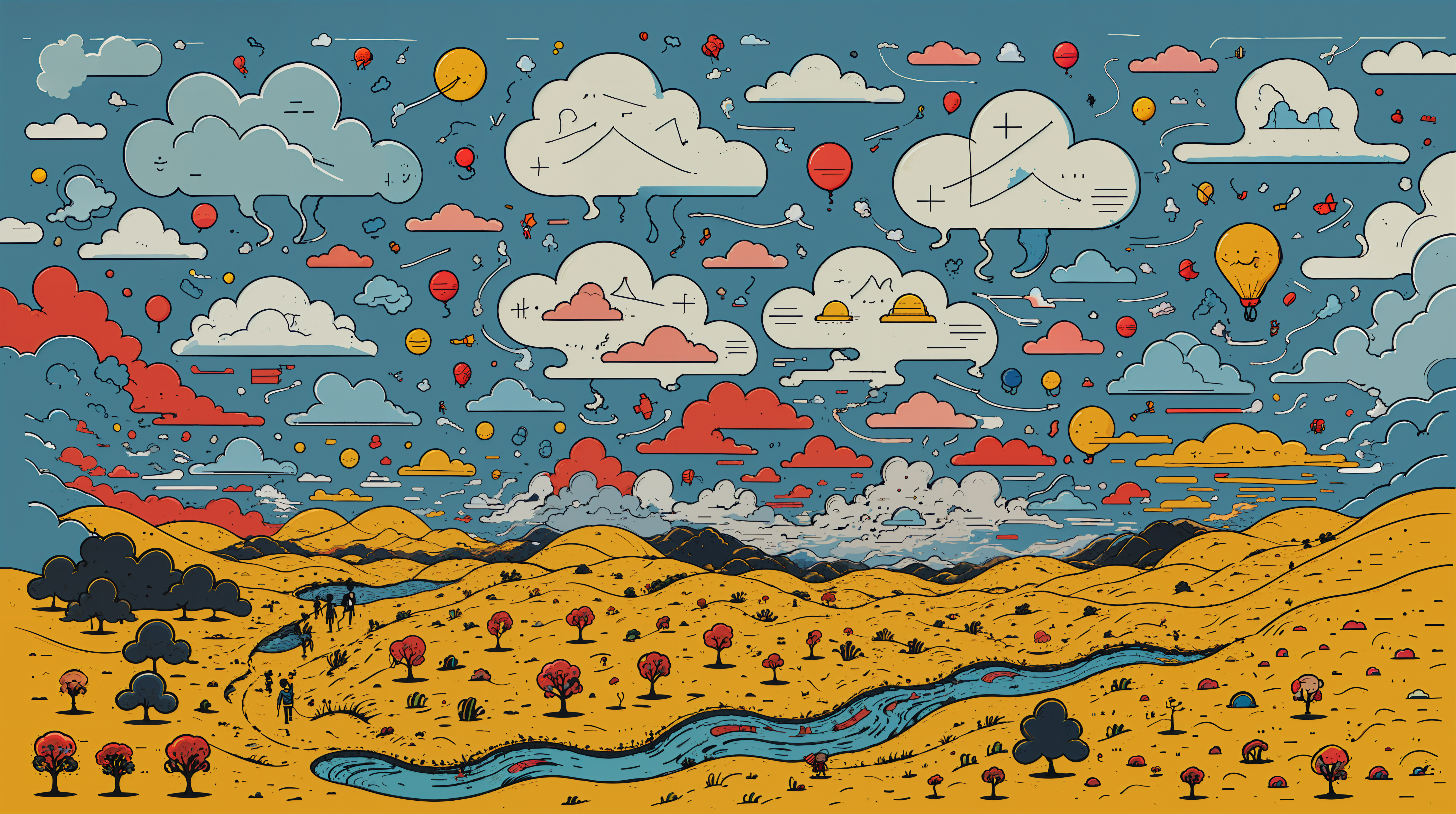 00116-1472758080-sd mai,flat illustration,(masterpiece),happy kid flying a kite,clouds,sunny day,happy enviroment,_lora_Cute flat illustration_0.png